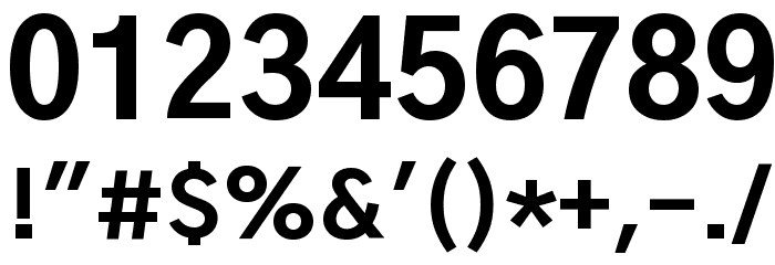 Gothic A1 ExtraBold Font OTHER CHARS