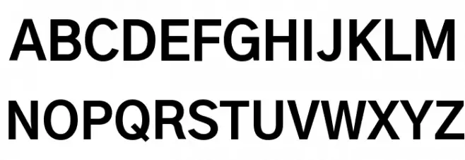 Gothic A1 ExtraBold Polices MAJUSCULES