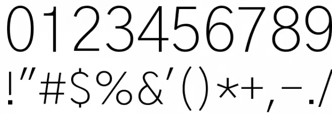 Gothic A1 ExtraLight  