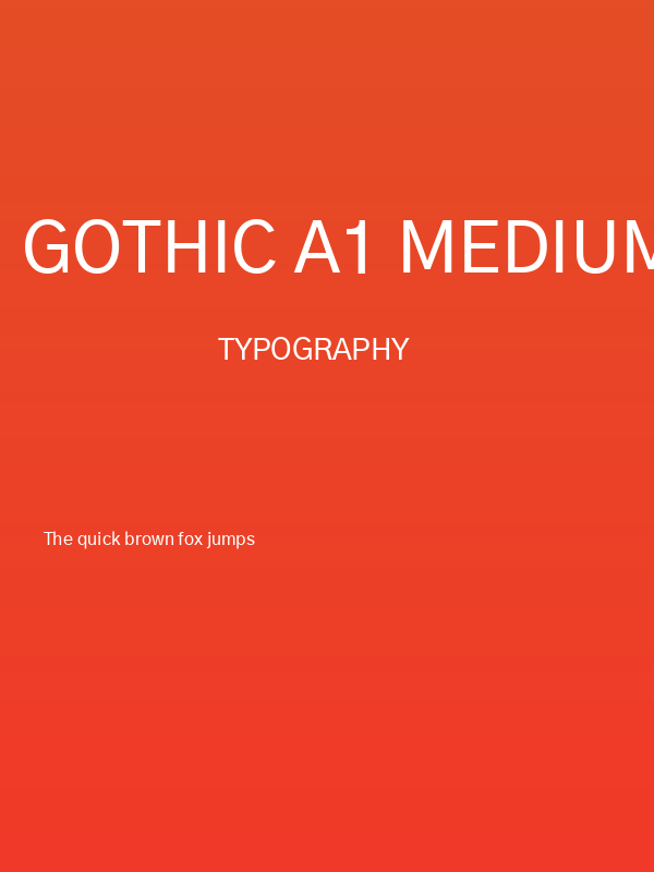 Gothic A1 Medium Poster