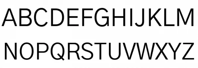 Gothic A1 Regular خط أحرف كبيرة