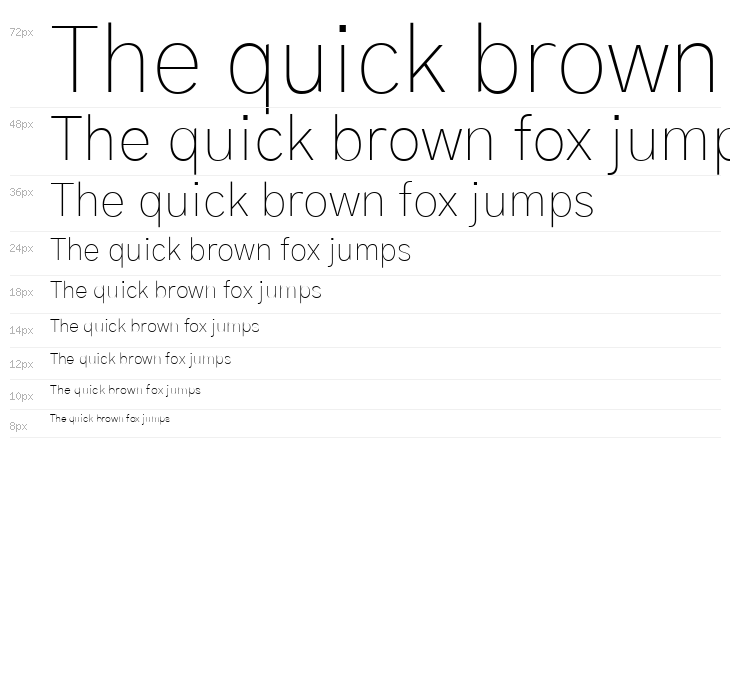 Gothic A1 Thin Waterfall