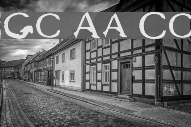 Gothic Alarm Clock Font examples