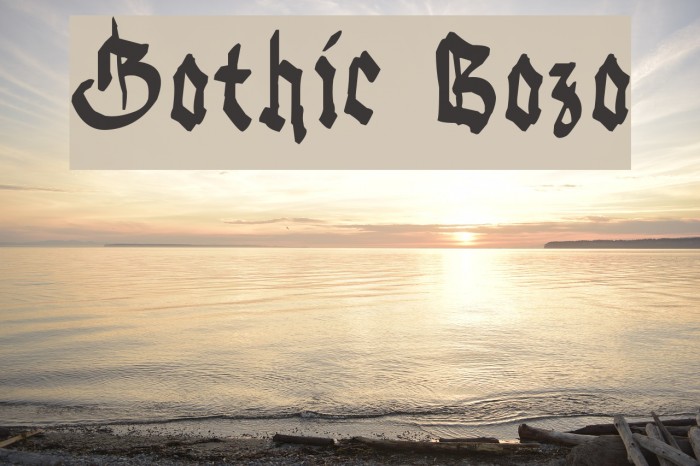 Gothic Bozo Fuentes examples