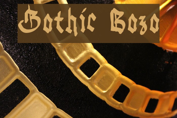 Gothic Bozo Fuentes examples