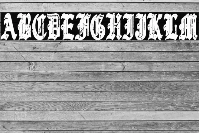 Gothic Destroyer Font examples