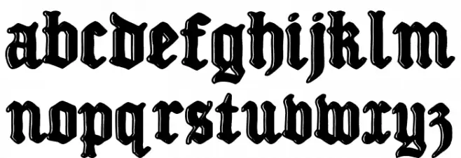 Gothic Division 1939 Polices MINUSCULES