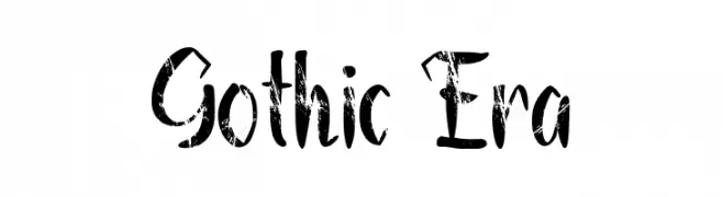 Gothic Era  Frei Schriftart Herunterladen