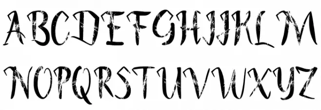Gothic Era フォント 大文字