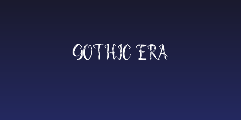 Gothic Era Social Header