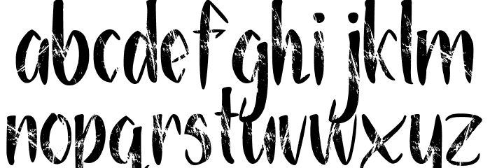 Gothic Era Font LOWERCASE