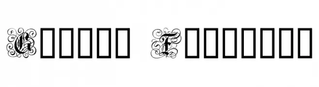 Gothic Flourish  Fuentes Gratis Descargar