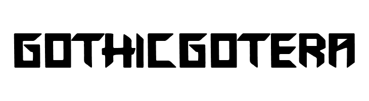 Gothic Gotera  Free Fonts Download