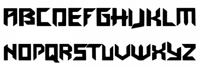 Gothic Gotera Schriftart Groß