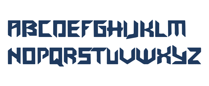 Gothic Gotera Lowercase