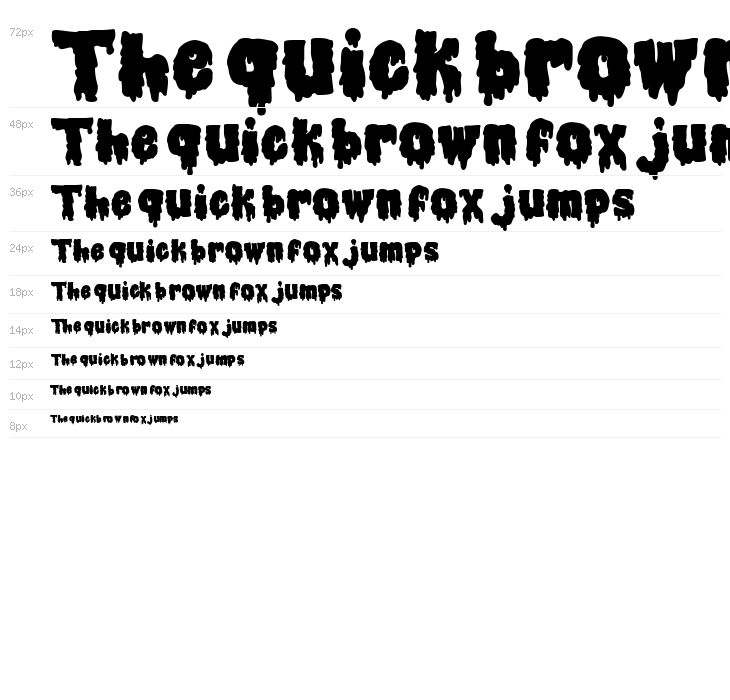 Gothic Haunt Blood Waterfall