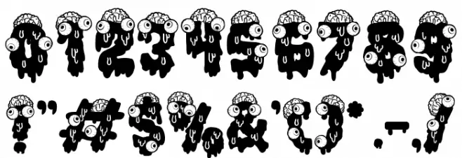 Gothic Haunt Brain Fonte OUTROS PERSONAGENS