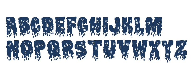 Gothic Haunt Drop Uppercase