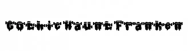 Gothic Haunt Franken Schriftart
