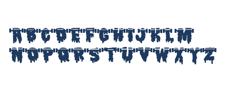 Gothic Haunt Franken Uppercase