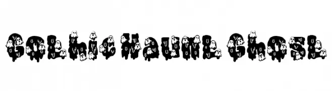 Gothic Haunt Ghost Schriftart