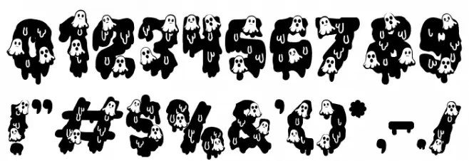 Gothic Haunt Ghost Fonte OUTROS PERSONAGENS