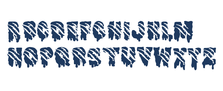 Gothic Haunt Monster Uppercase