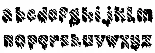 Gothic Haunt Monster Шрифта строчной