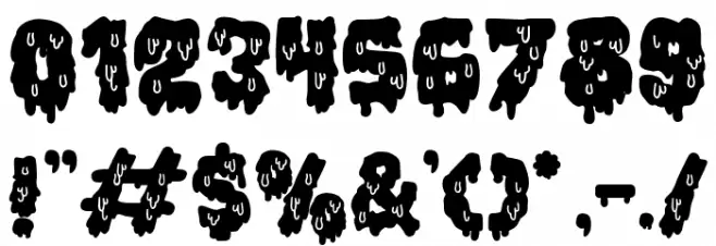 Gothic Haunt Шрифта ДРУГИЕ символов