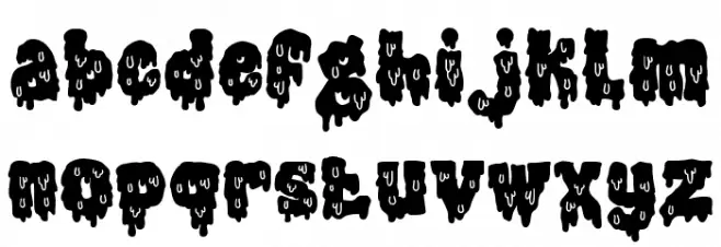 Gothic Haunt Шрифта строчной