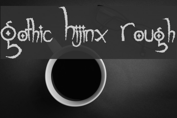 Gothic Hijinx Rough Font examples