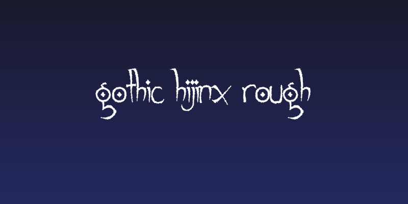 Gothic Hijinx Rough Social Header
