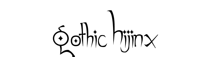 Gothic Hijinx  नि: शुल्क फ़ॉन्ट्स डाउनलोड