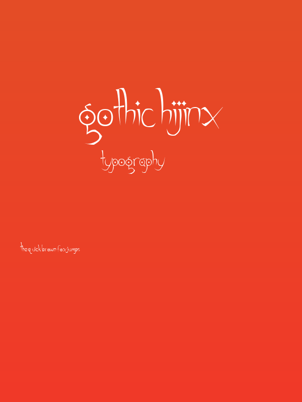 Gothic Hijinx Poster