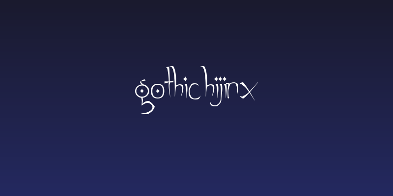 Gothic Hijinx Social Header