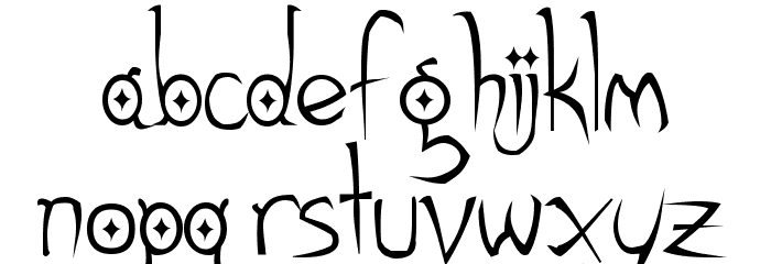 Gothic Hijinx Font LOWERCASE