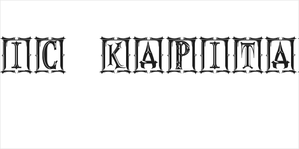 Gothic Kapital St Logo