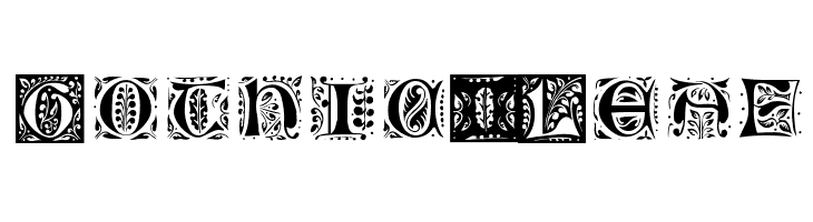 Gothic-Leaf Font