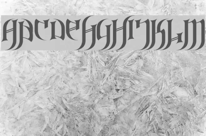 Gothic-Love-Letters Font examples