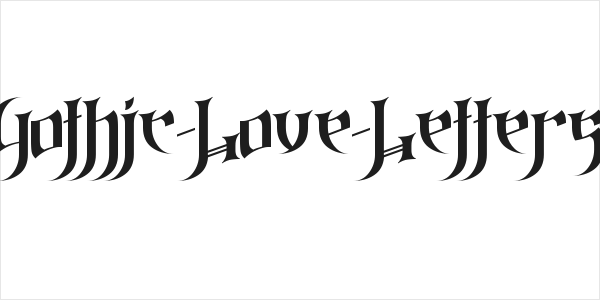 Gothic-Love-Letters Logo