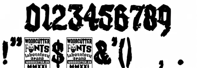 Gothic Mother フォント その他の文字