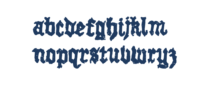 Gothic Mother Lowercase