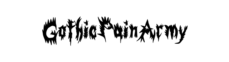 Gothic Pain Army Polices
