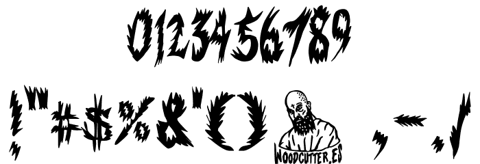 Gothic Pain Army Polices AUTRES CHARS