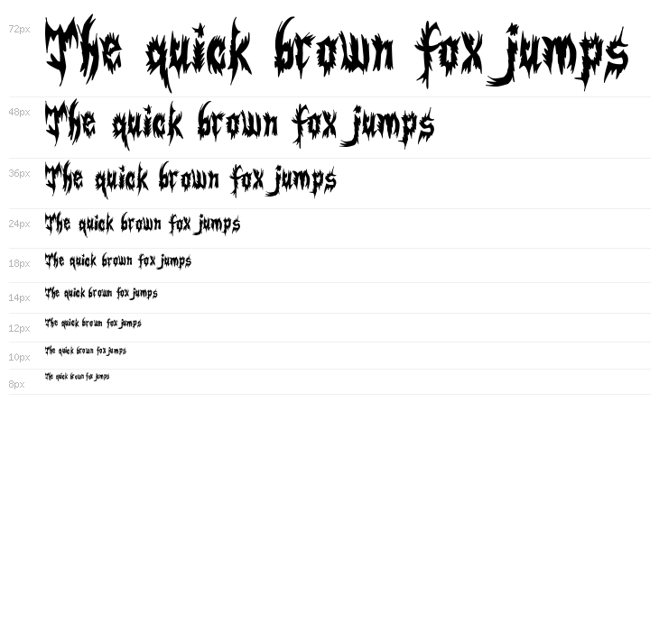 Gothic Pain Army Waterfall