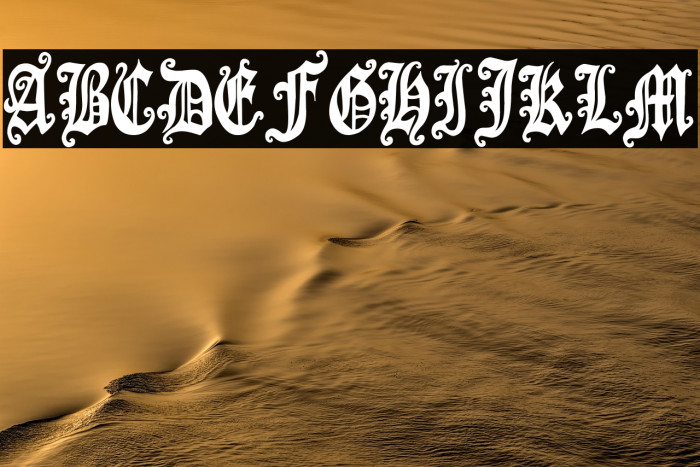 Gothic Panceta Example 1