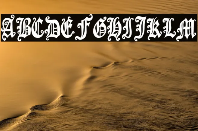Gothic Panceta Example 1