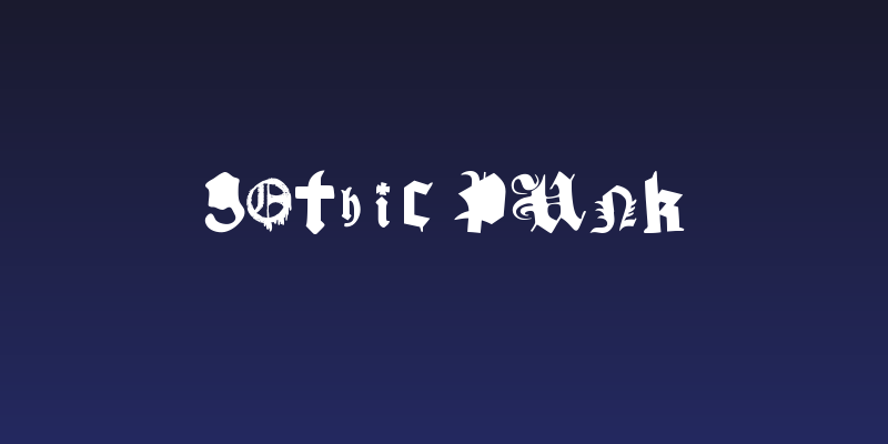 Gothic Punk Social Header