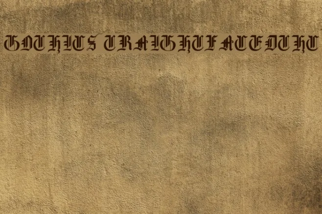Gothic-Straight-Faced--16th-c- Example 1