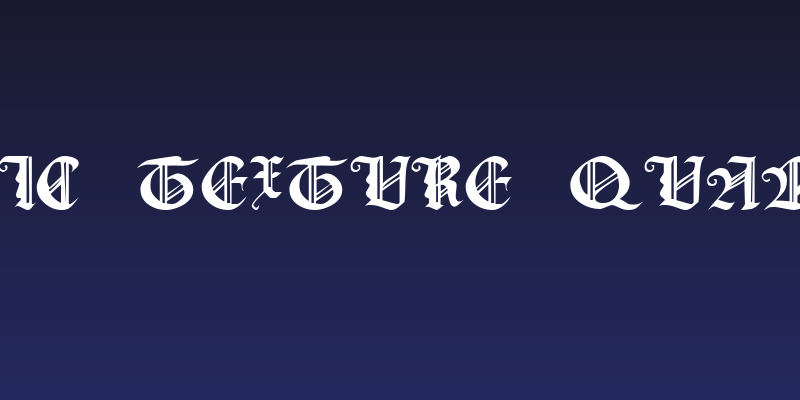 Gothic Texture Quadrata Social Header